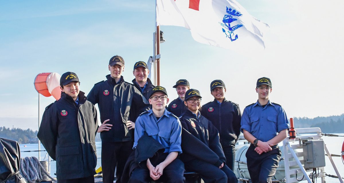 Cadets earn sea legs in HMCS Calgary