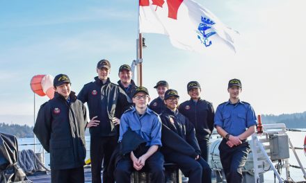 Cadets earn sea legs in HMCS Calgary