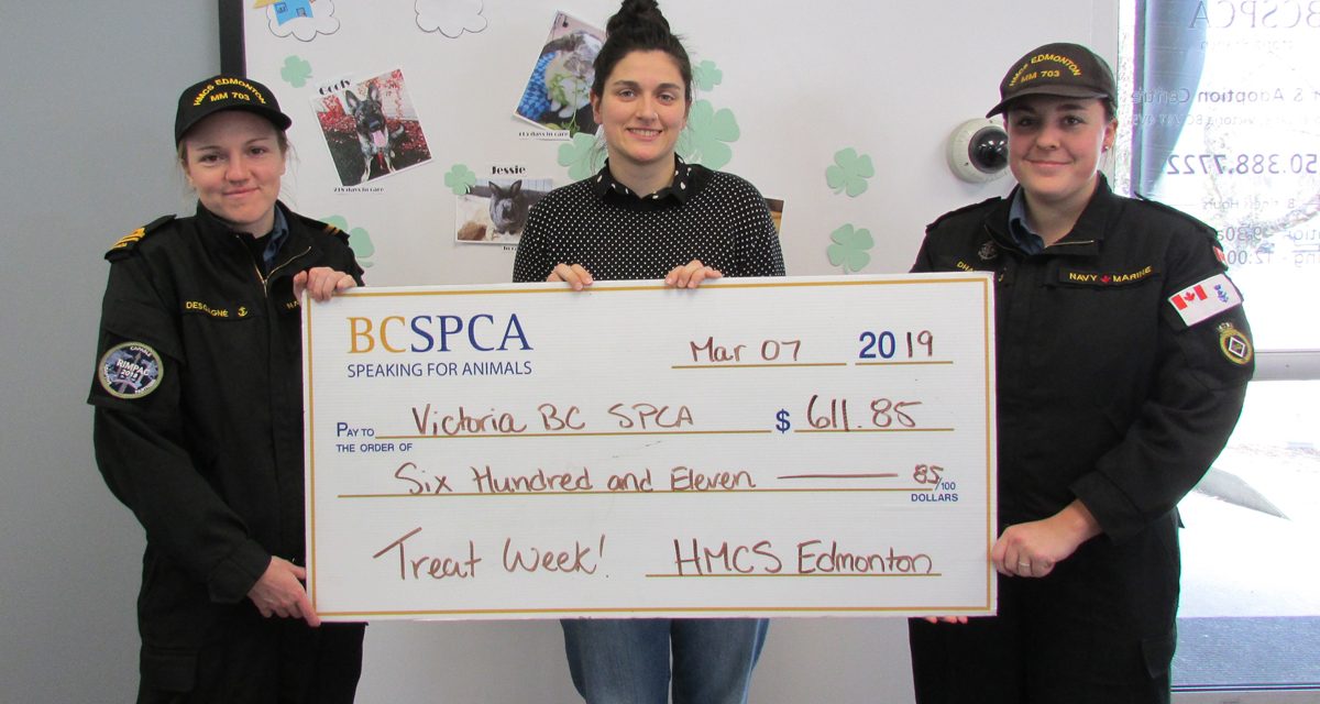 HMCS Edmonton gives back to community