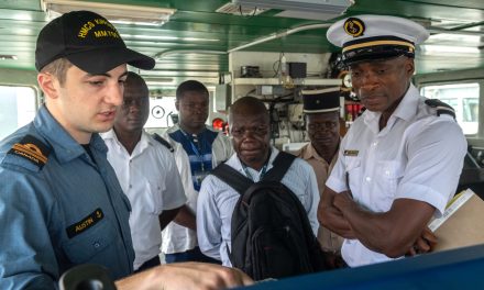 A Canadian first: Navy ship stops in Togo