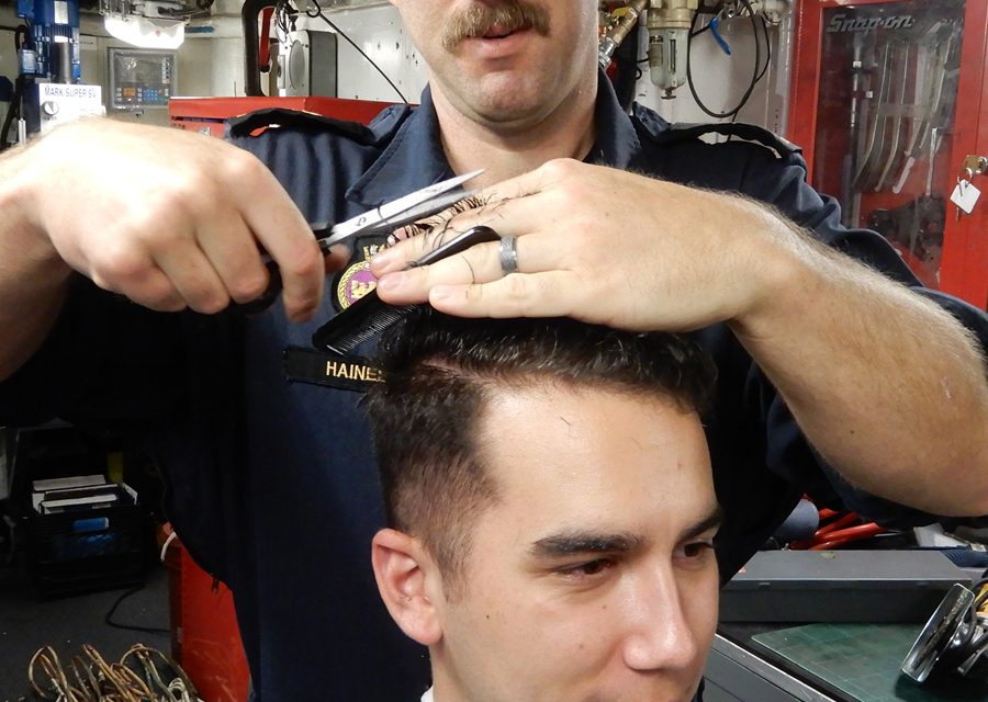 Sailor’s barbershop fundraises to give kids a Jump Start