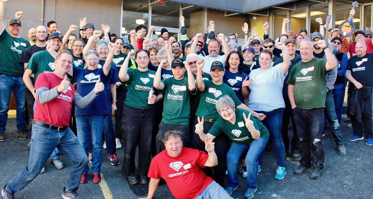 Sailors nail it home for HeroWork