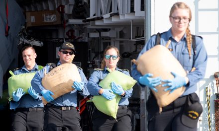 HMCS Regina makes first drug bust