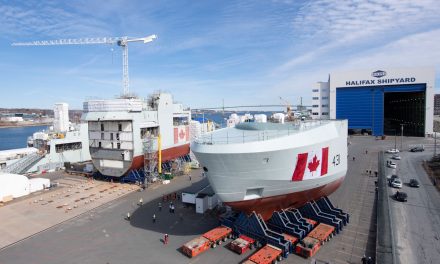 Construction begins on fourth Arctic and Offshore Patrol ship