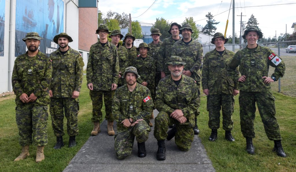The 2019 MARPAC Nijmegen marching team. Photo by SLt M.X. Déry