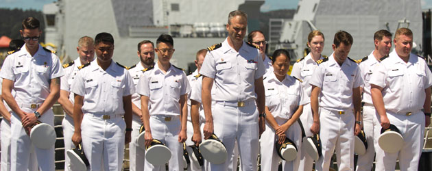 In Photos: HMCS Calgary Change of Command ceremony