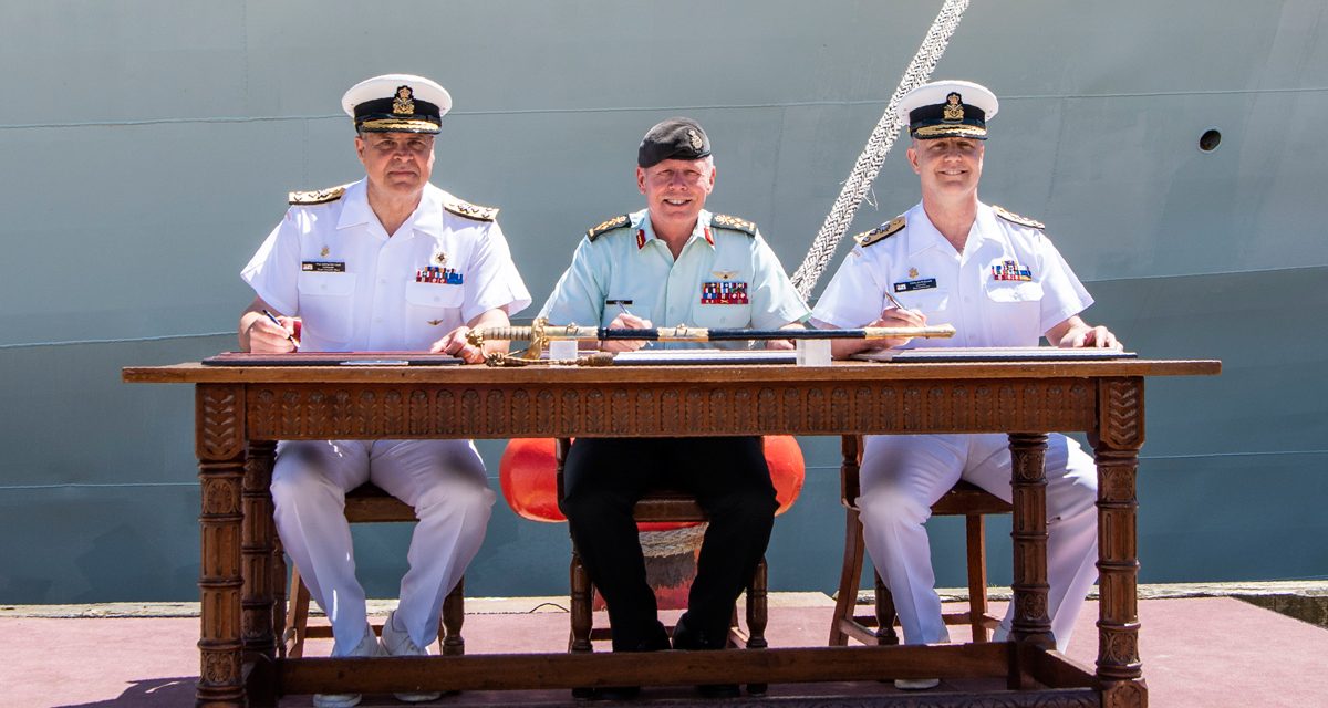 Royal Canadian Navy welcomes new Commander