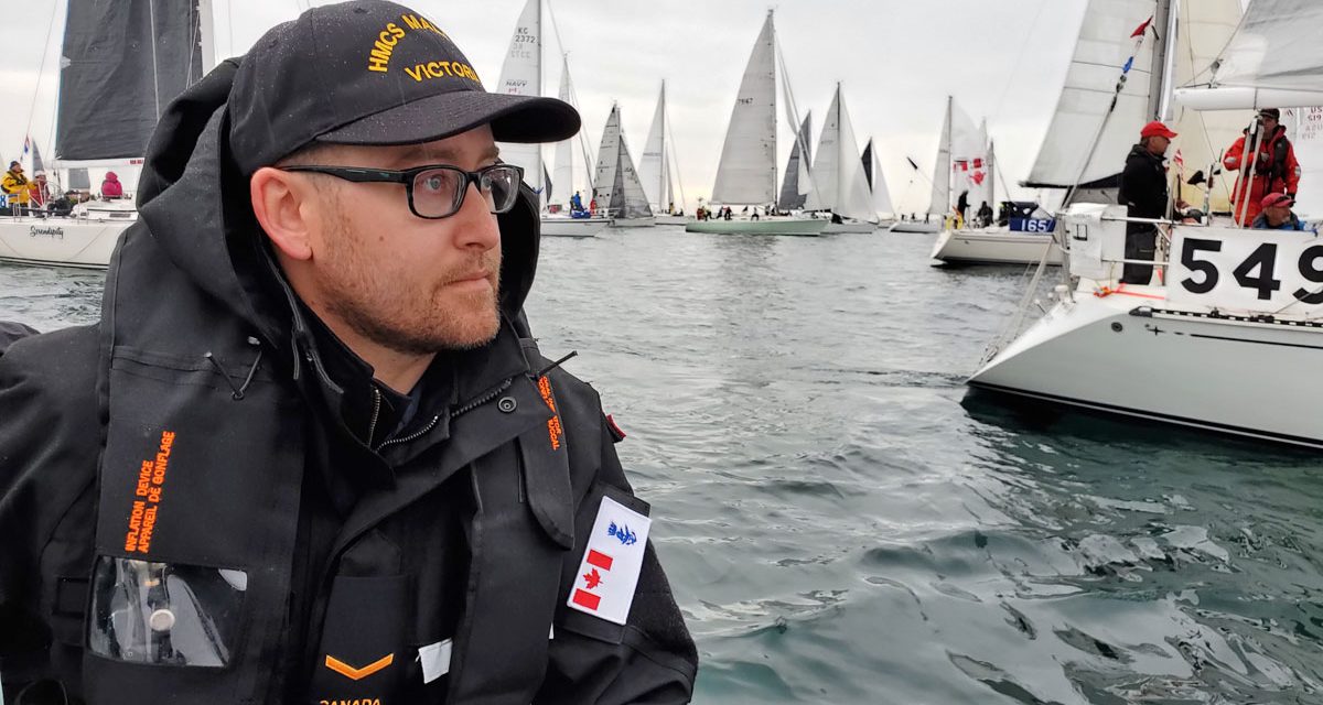 HMCS Malahat on station for Swiftsure