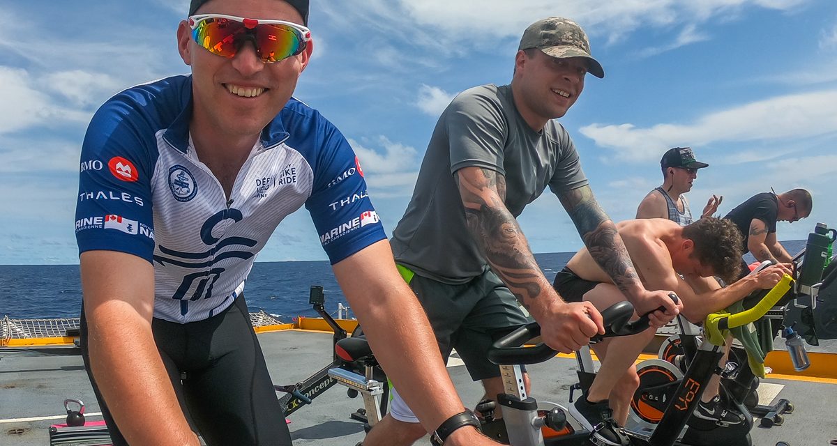 HMCS Regina, families and the halfway point