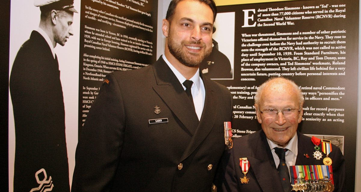 Base museum displays Cdr Simmon’s medals