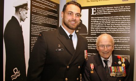 Base museum displays Cdr Simmon’s medals