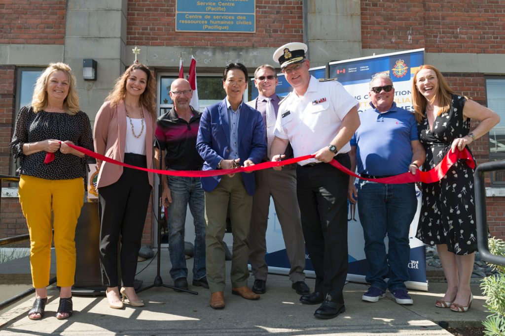 Rear-Admiral Bob Auchterlonie and Kin Choi
