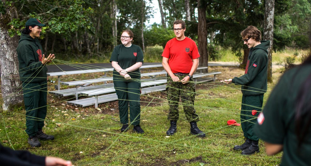 Junior Canadian Rangers participate in Basic Enhanced Training Session