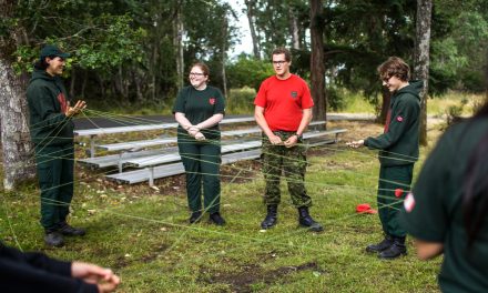 Junior Canadian Rangers participate in Basic Enhanced Training Session