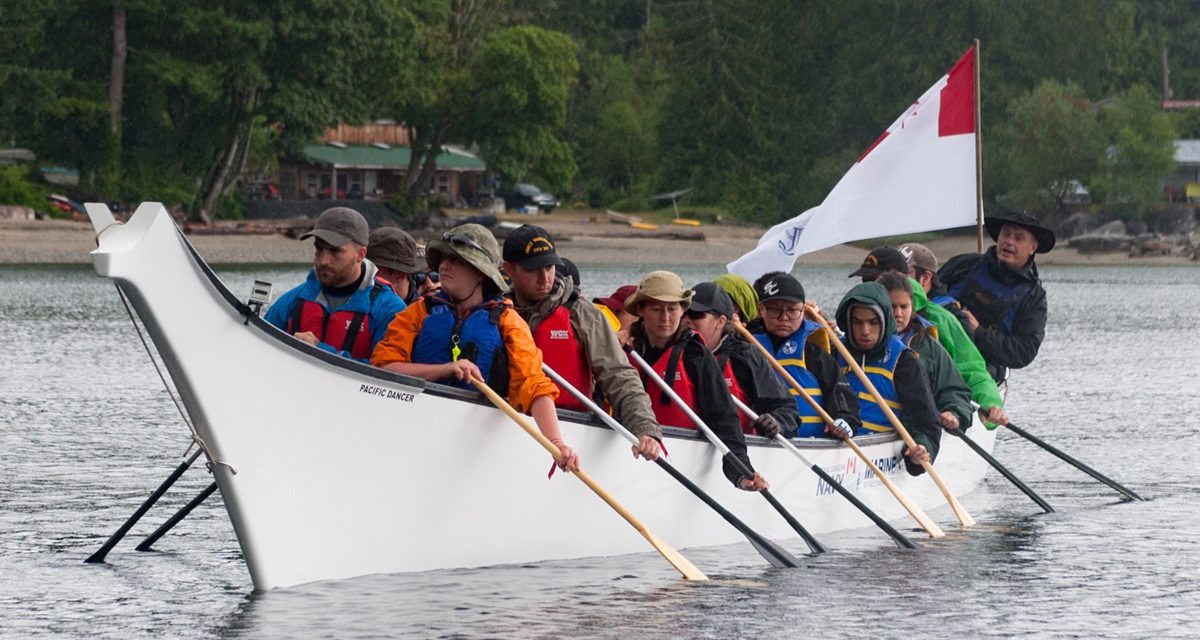 Sailors’ canoe journey