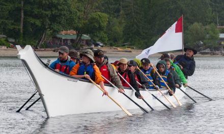 Sailors’ canoe journey
