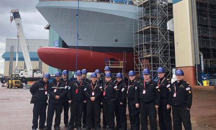 Sailors get glimpse of future warship
