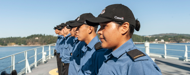 IN PHOTOS: Raven Recruits on board HMCS Nanaimo