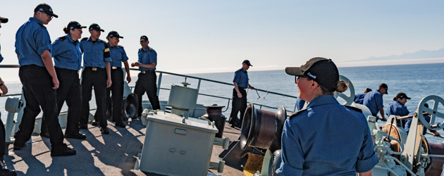 IN PHOTOS: Raven Recruits on board HMCS Nanaimo