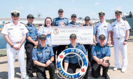 HMCS Halifax breaks record for kids