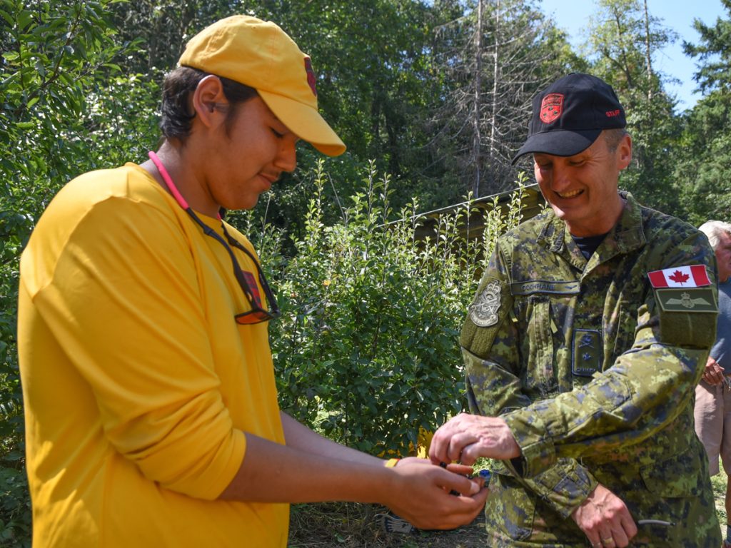 Junior Canadian Ranger Wilbert Shisheesh of Lac Seul