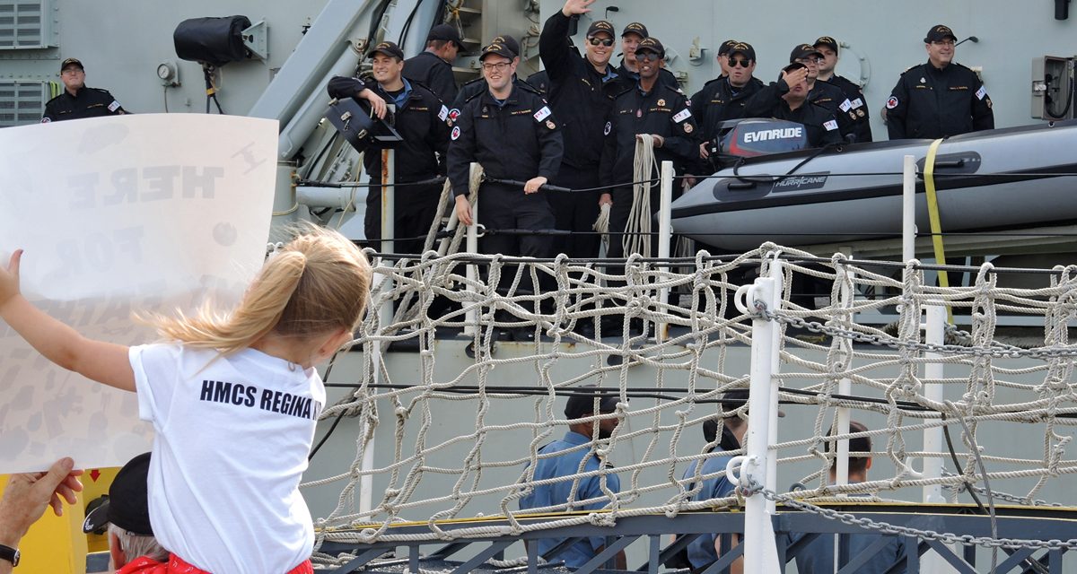 HMCS Regina returns home