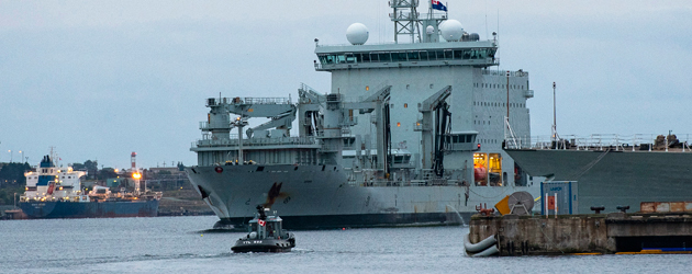 In Photos: MV Asterix arrives back at its homeport