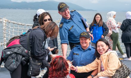 HMCS Calgary showcases the Royal Canadian Navy