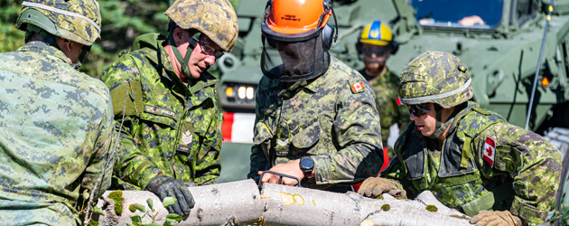 In Photos: Military help Dorian cleanup