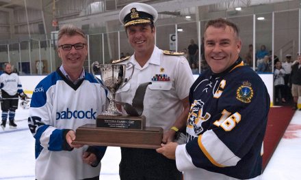 Tritons submerge Babcock in charity hockey game