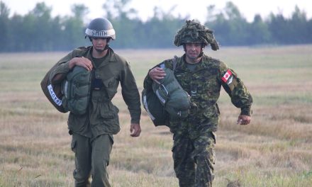 Father and son bond at 1,250 feet