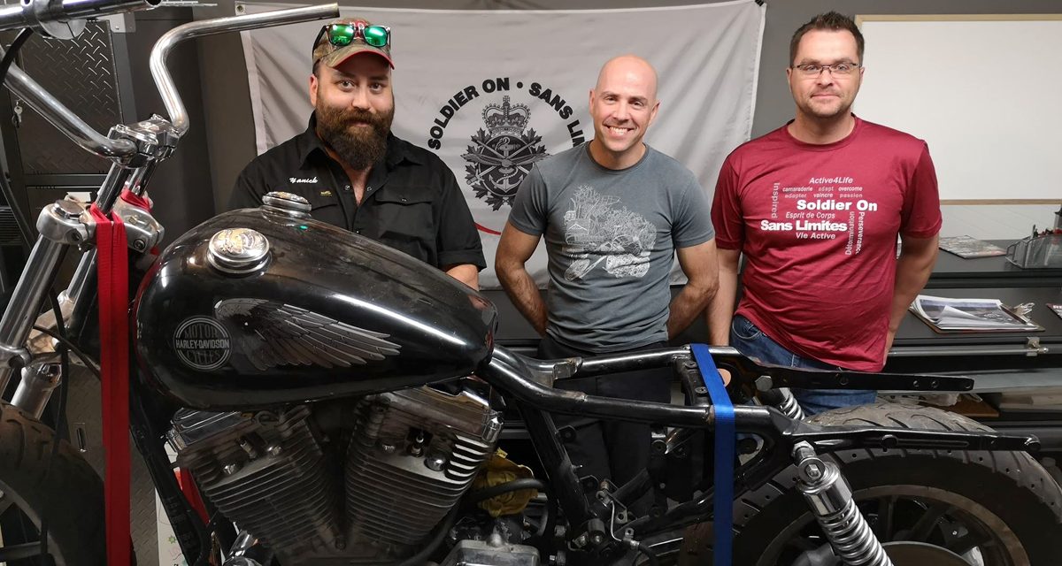 Chopping a bike for Soldier On