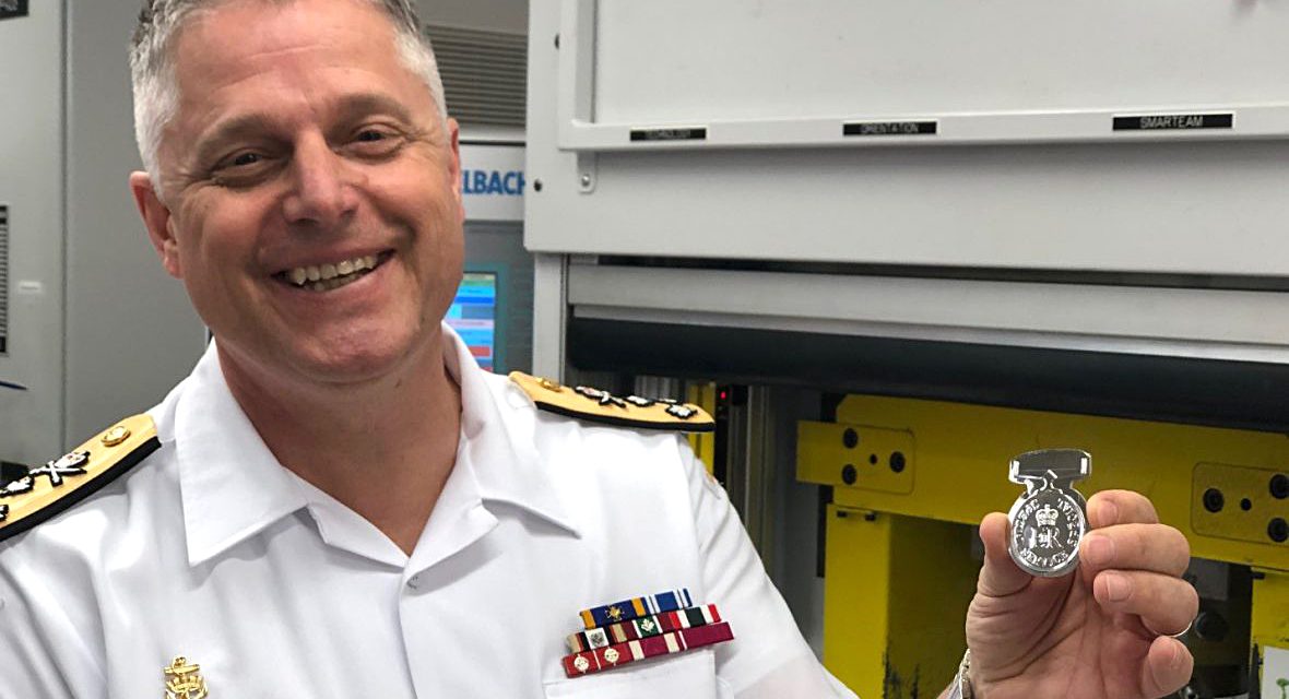 Mint tour showcases medal production