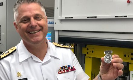 Mint tour showcases medal production