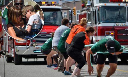 Sailors pass feats of strength to grant child’s wish