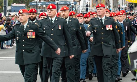 Military Police honour fallen officers
