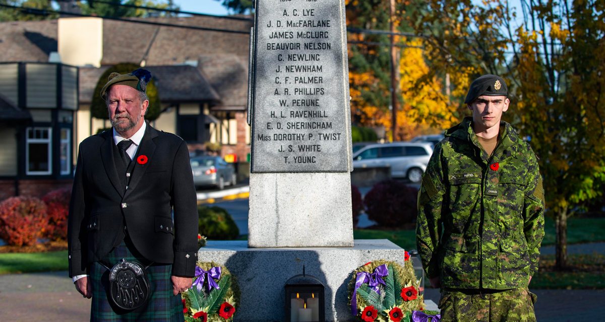 Cobble Hill Cenotaph Honour Guard
