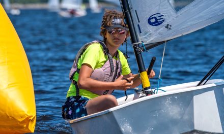 Junior sailor plots course for success