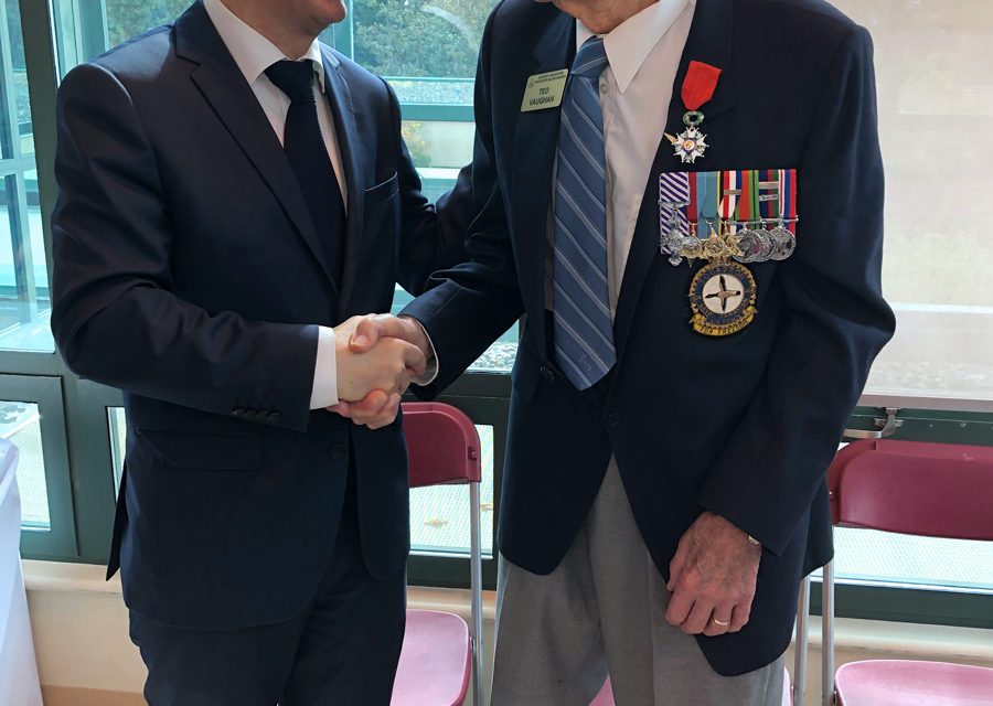 Lancaster bomber pilot awarded Legion of Honour