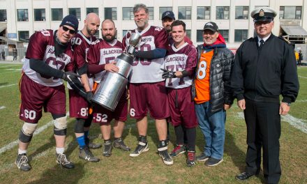 Fleet Club Slackers victorious at 50th Mini Grey Cup