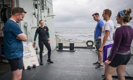 Keep fit and sail on – a fitness instructor’s deployment