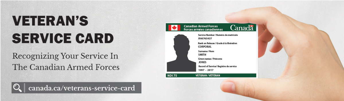 Veteran Service Card available to some