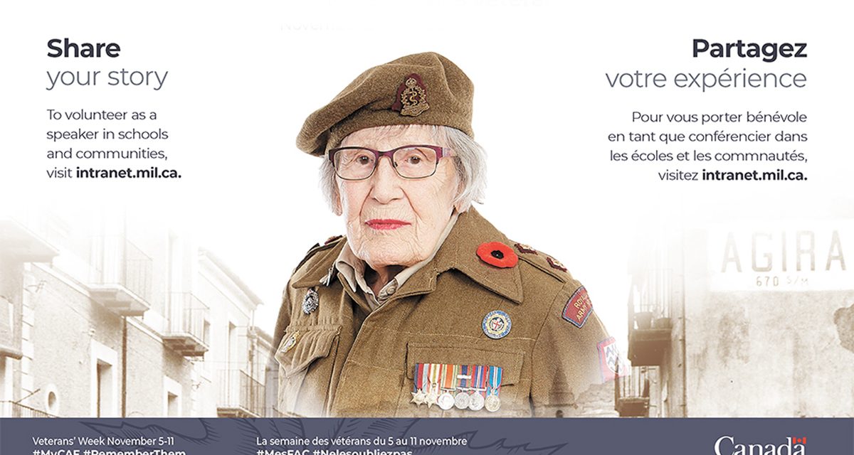 CAF speakers needed for Veteran’s Week