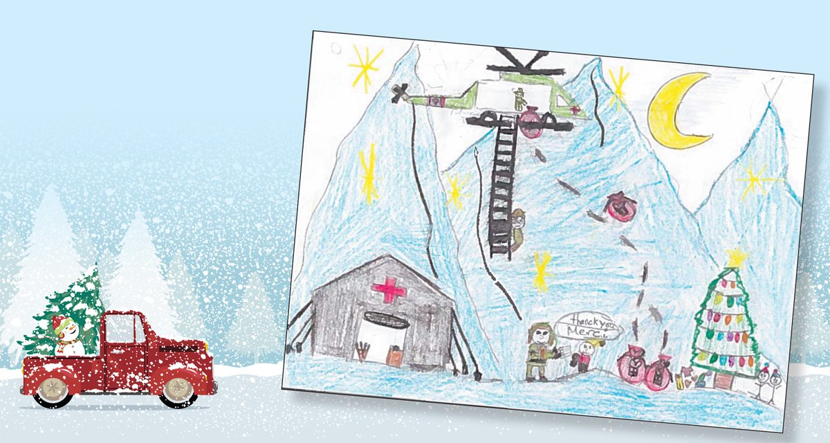 Holiday card contest for children