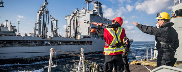 In Photos: HMCS Ottawa at sea