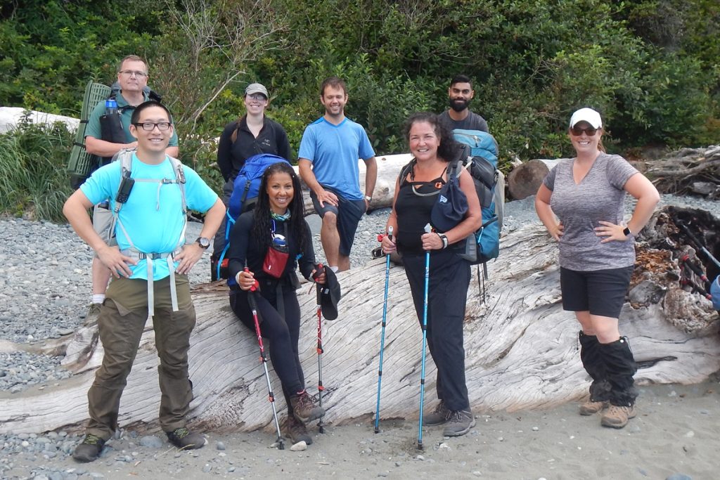 The Base Information Services 2019 Adventure Training Team. Front: Maj Jixiang Hu