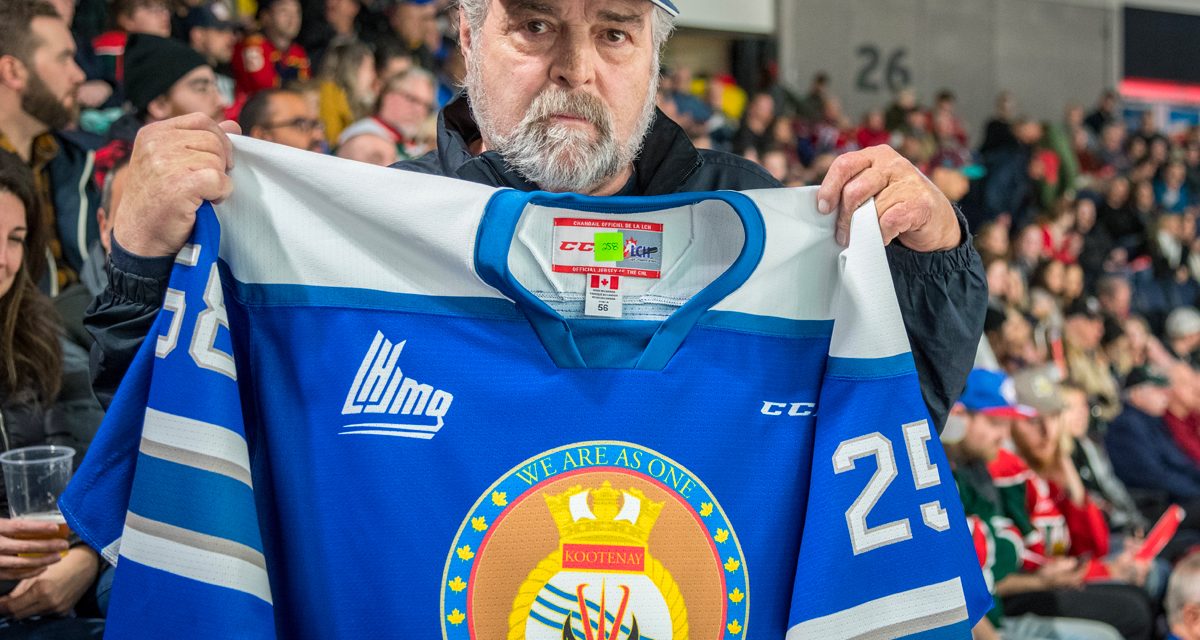 Mooseheads honour HMCS Kootenay survivors
