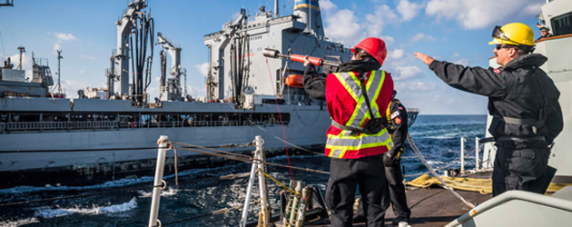 HMCS Ottawa on deployment