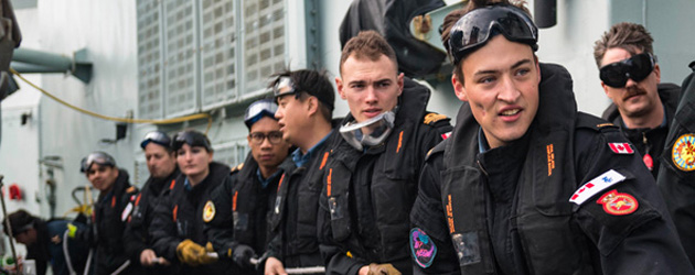 HMCS Ottawa on deployment