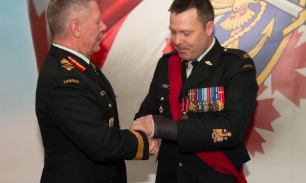 Wounded veteran finds comfort with Sacrifice Medal